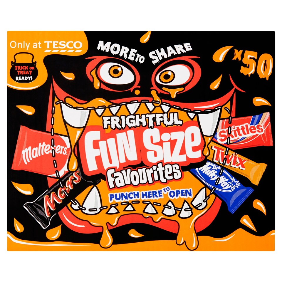 image 1 of Mars Fun Size Halloween Box 50s 888g