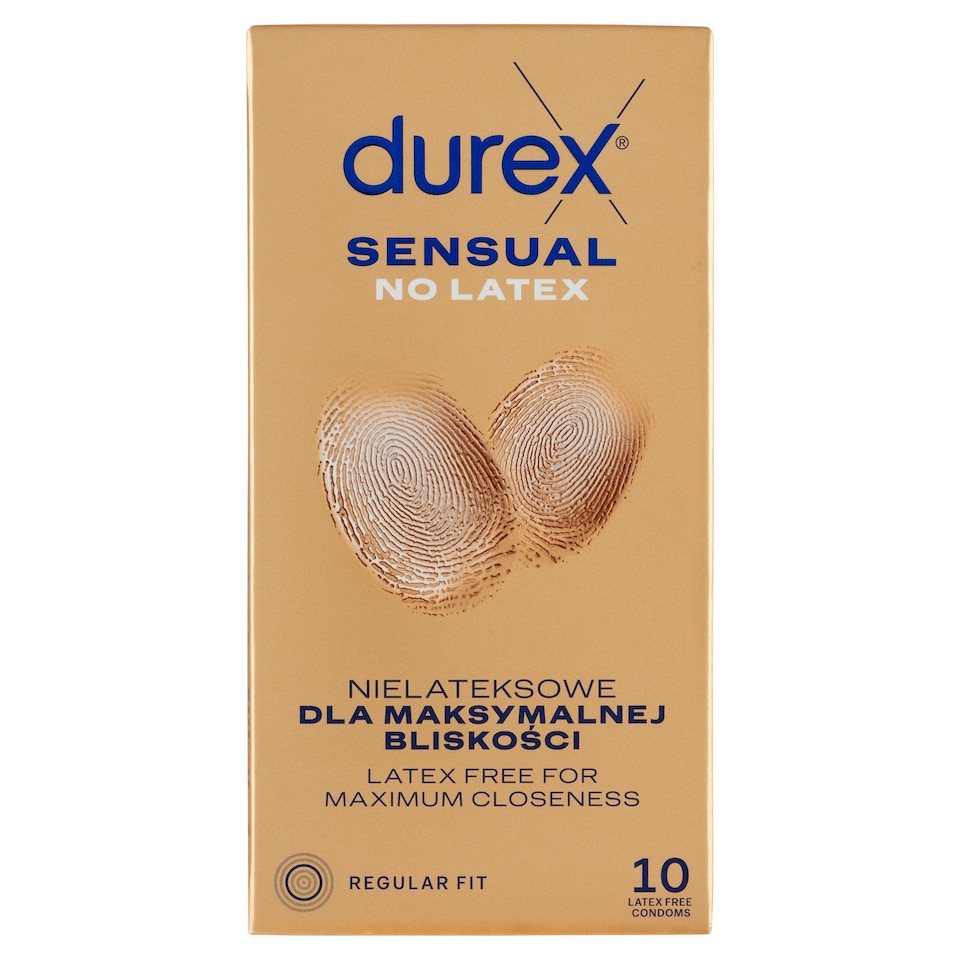 obrázok 1 z Durex Sensual No Latex prezervatívy 10 ks