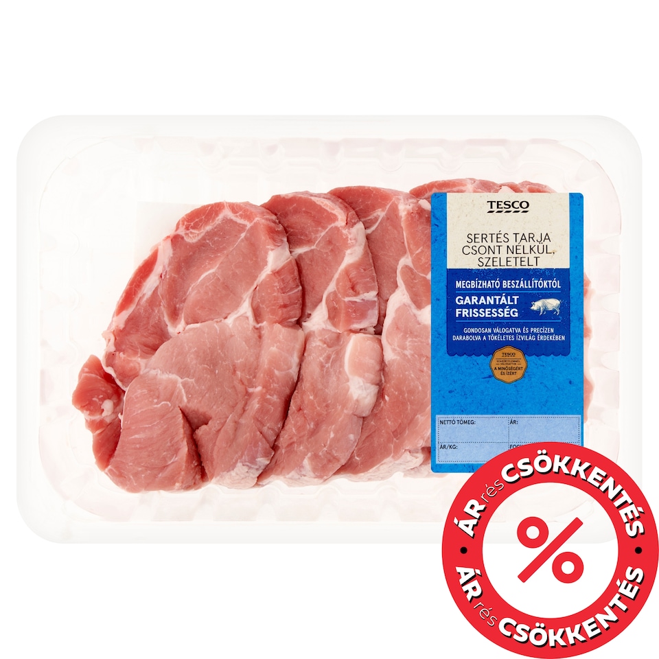Tesco Sliced Pork Spare Ribs without Bones 800 g