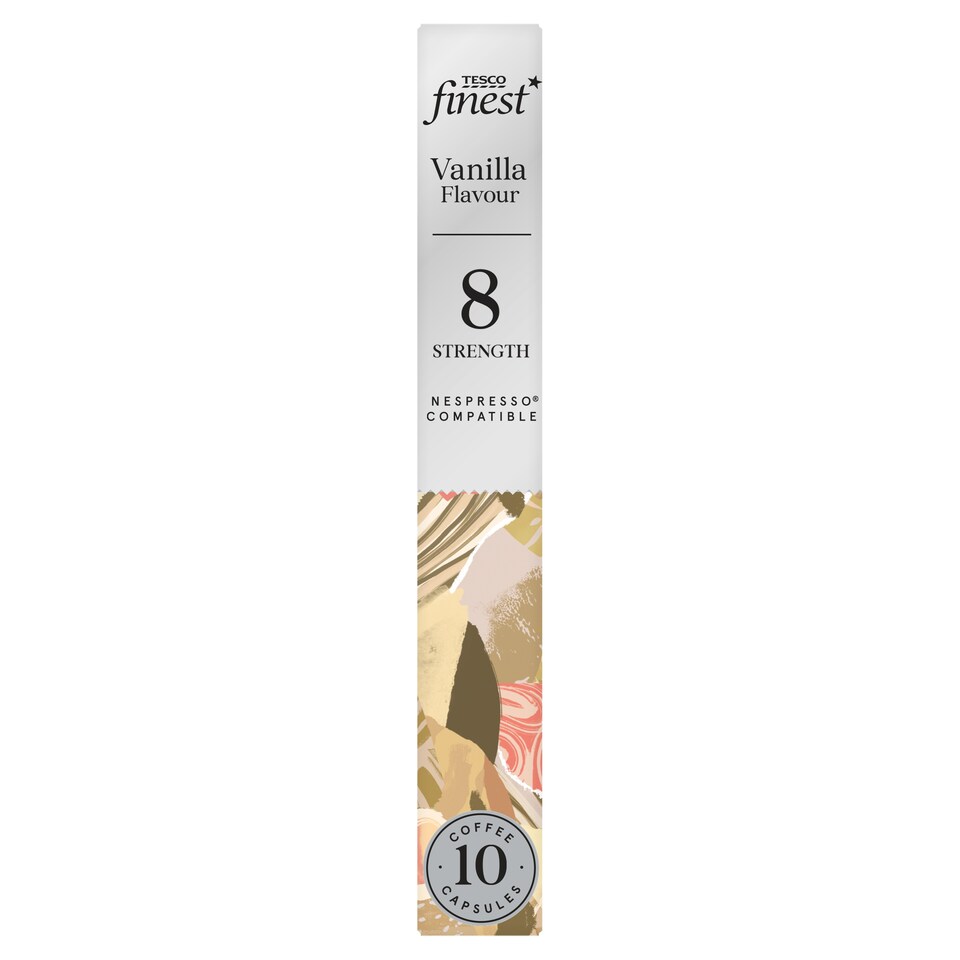 Tesco Finest Coffee Capsules - Vanilla Flavour 10 Pack 54g