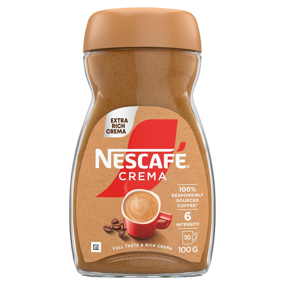 NESCAFÉ CREMA Extra bohatá pena, instantná káva, 100 g