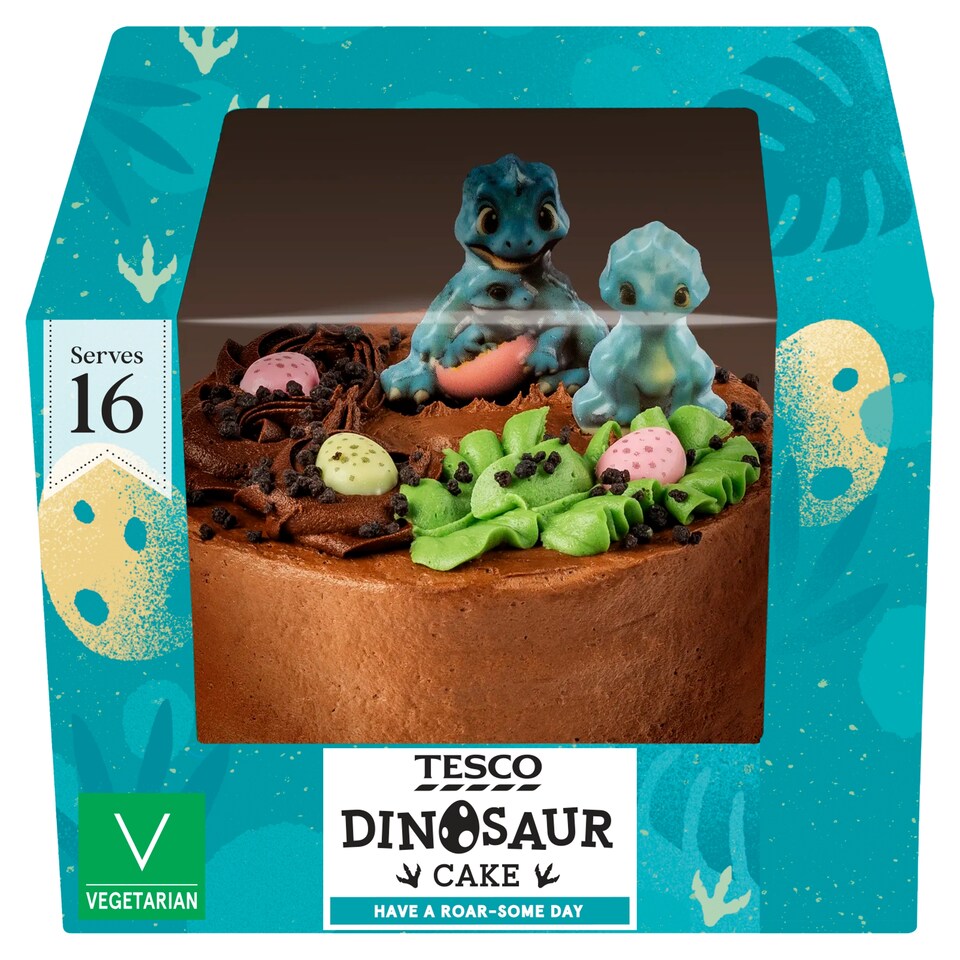 Tesco Dinosaur Cake 16 Servings