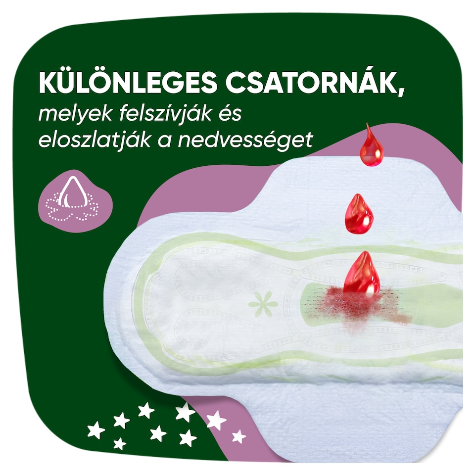 Naturella Maxi Night, 4-es méretű Szárnyas Betét, 14  1. kép