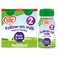 image 1 of Cow And Gate 2 Follow On Milk Multipack 4X200ml Ready To Feed Liquid