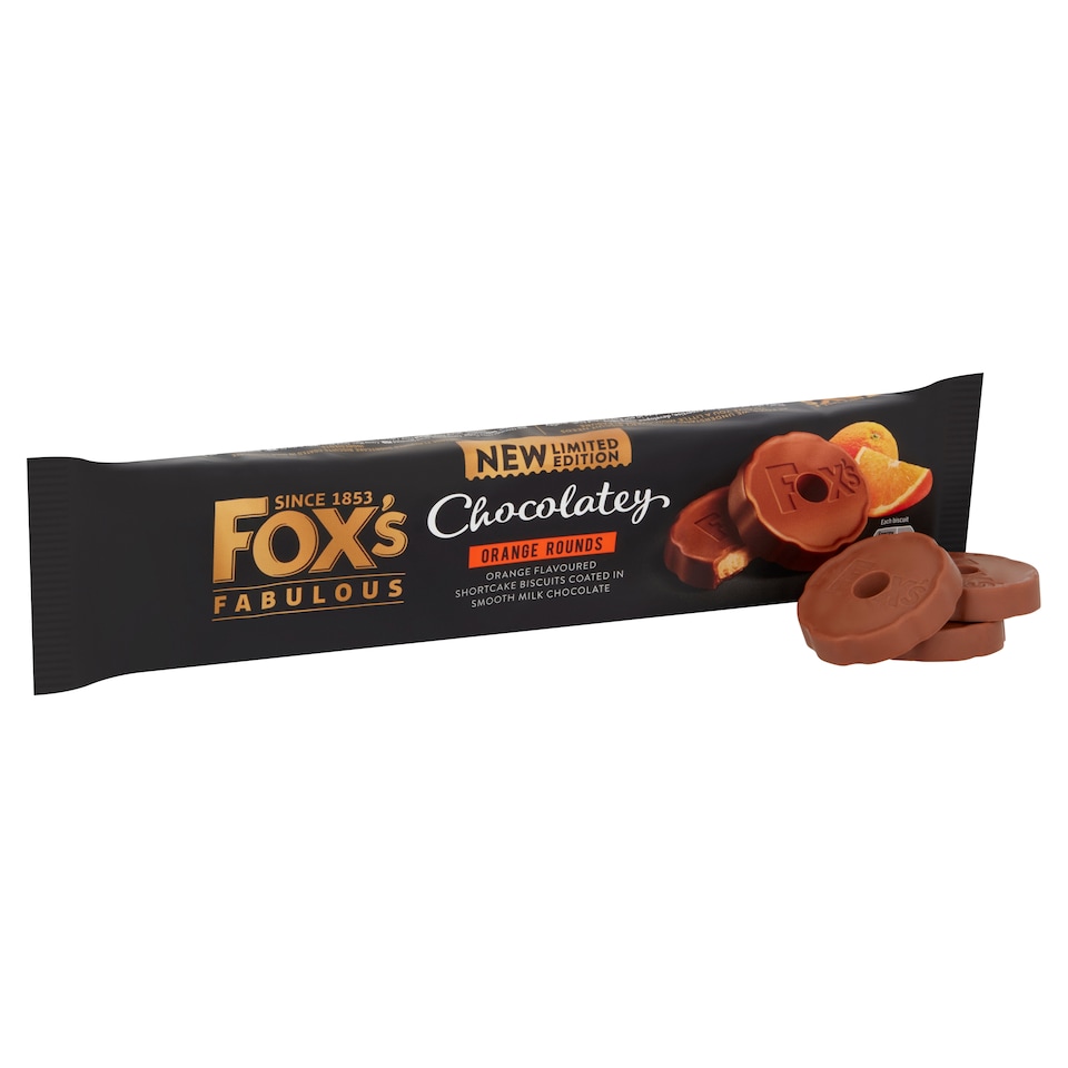 image 1 of Fox's Biscuits Chocolatey Orange Rounds 130G