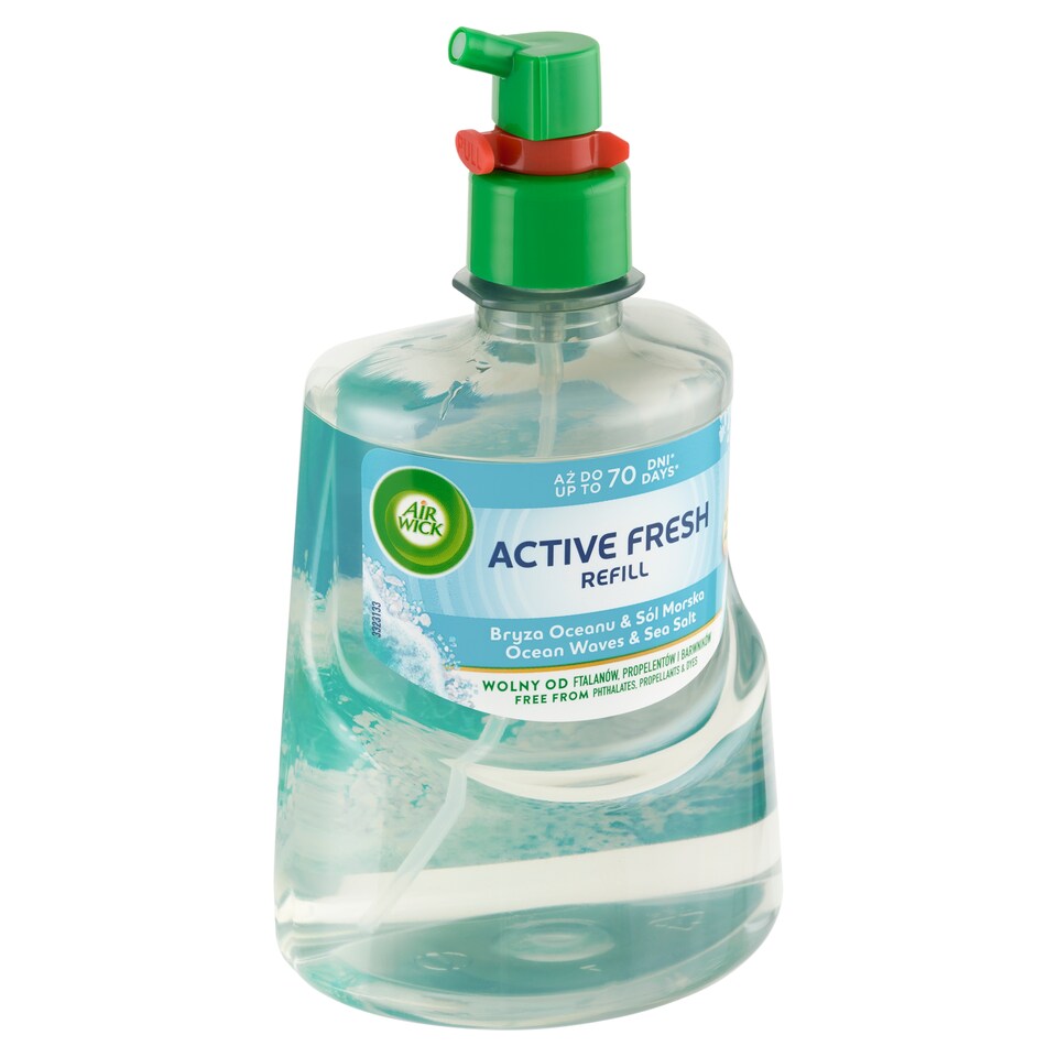 obrázok 1 z Air Wick Active Fresh Náplň na vodnej báze do automatického difuzéra oceán a morská soľ 228 ml