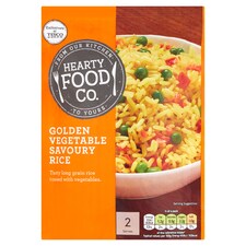 Hearty Food Co Golden Savoury Rice 120G