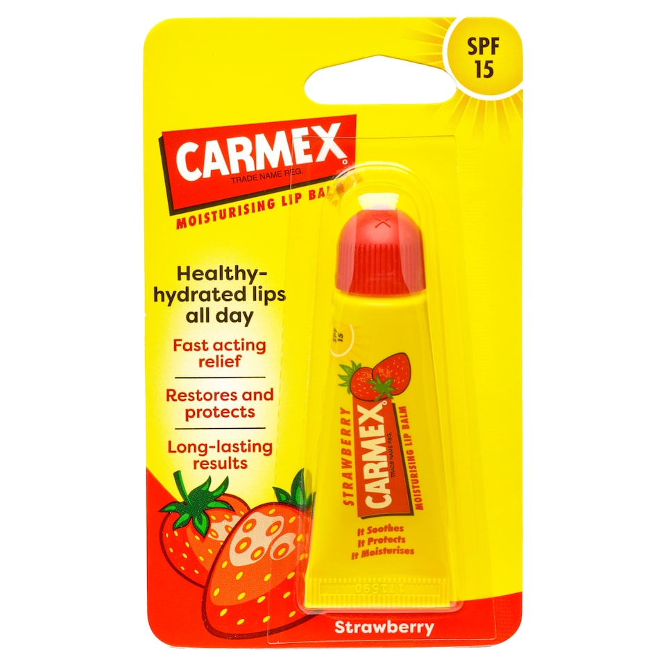 image 1 of Carmex Strawberry Lip Balm Tube 10G