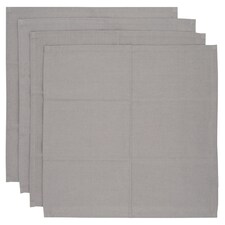 Tesco Grey Napkins 4 Pack