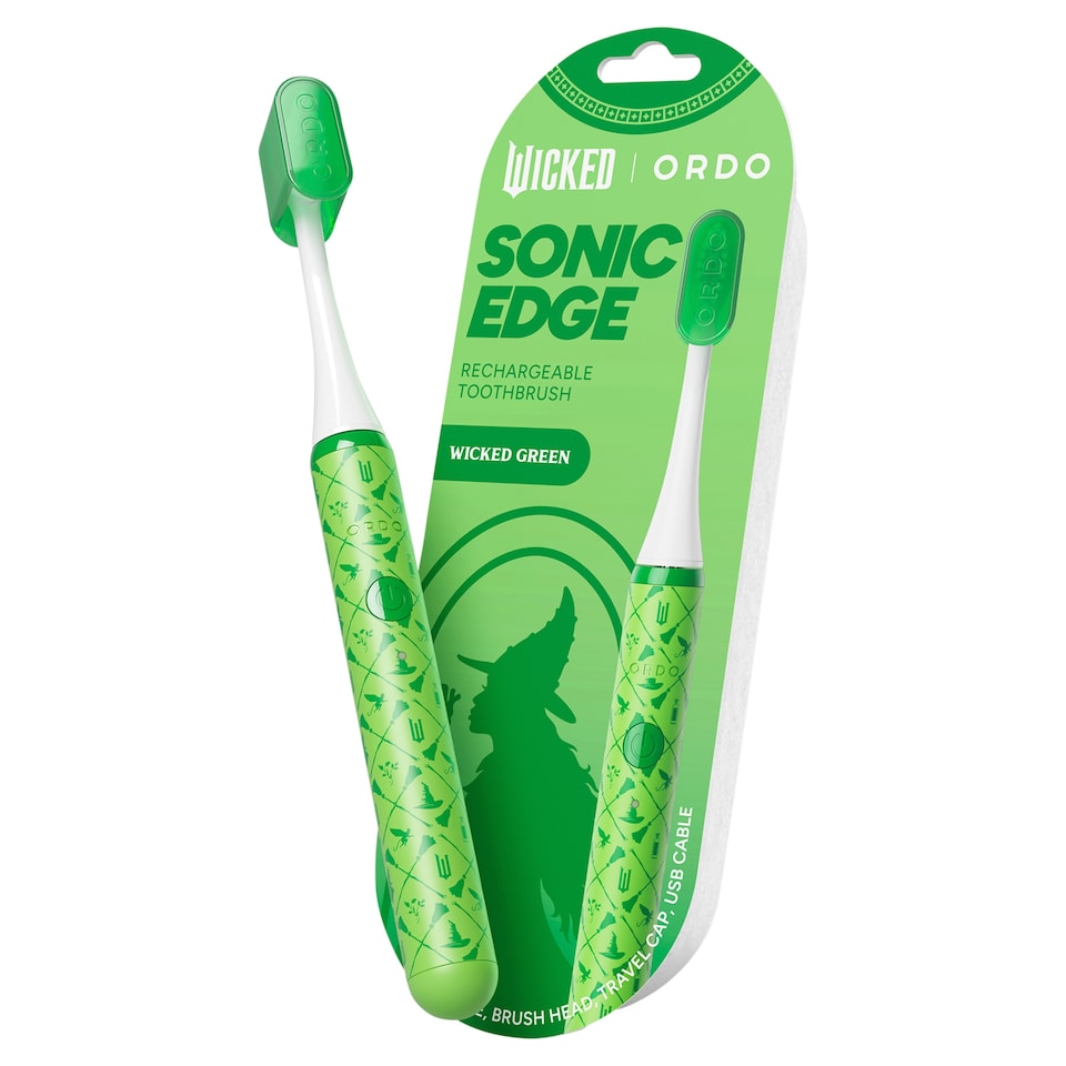 image 1 of Ordo Sonic Edge Rechargeable Toothbrush - Wicked - Elphaba