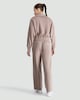 image 2 of F&F Active Modal Rich Wide Leg Joggers in Brown