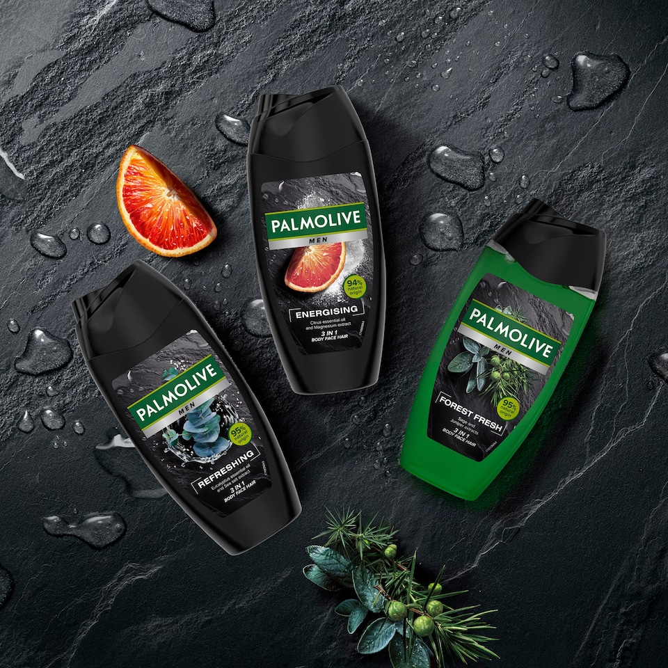Obrázek 1 pro produkt Palmolive For Men Refreshing Sprchový gel pro muže 3v1 500ml