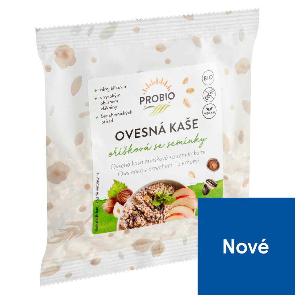 Probio Ovesná kaše oříšková se semínky 65g