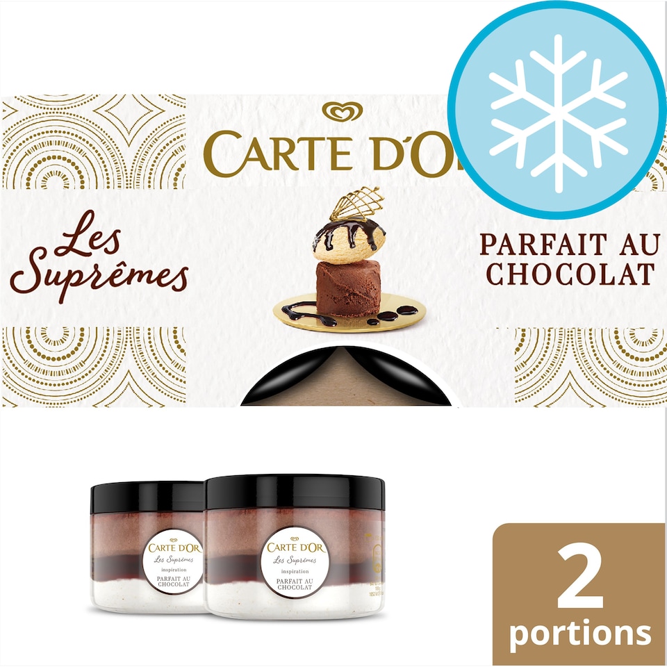 image 1 of Carte D'or Les Supremes Parfait Ice Cream Dessert 260Ml