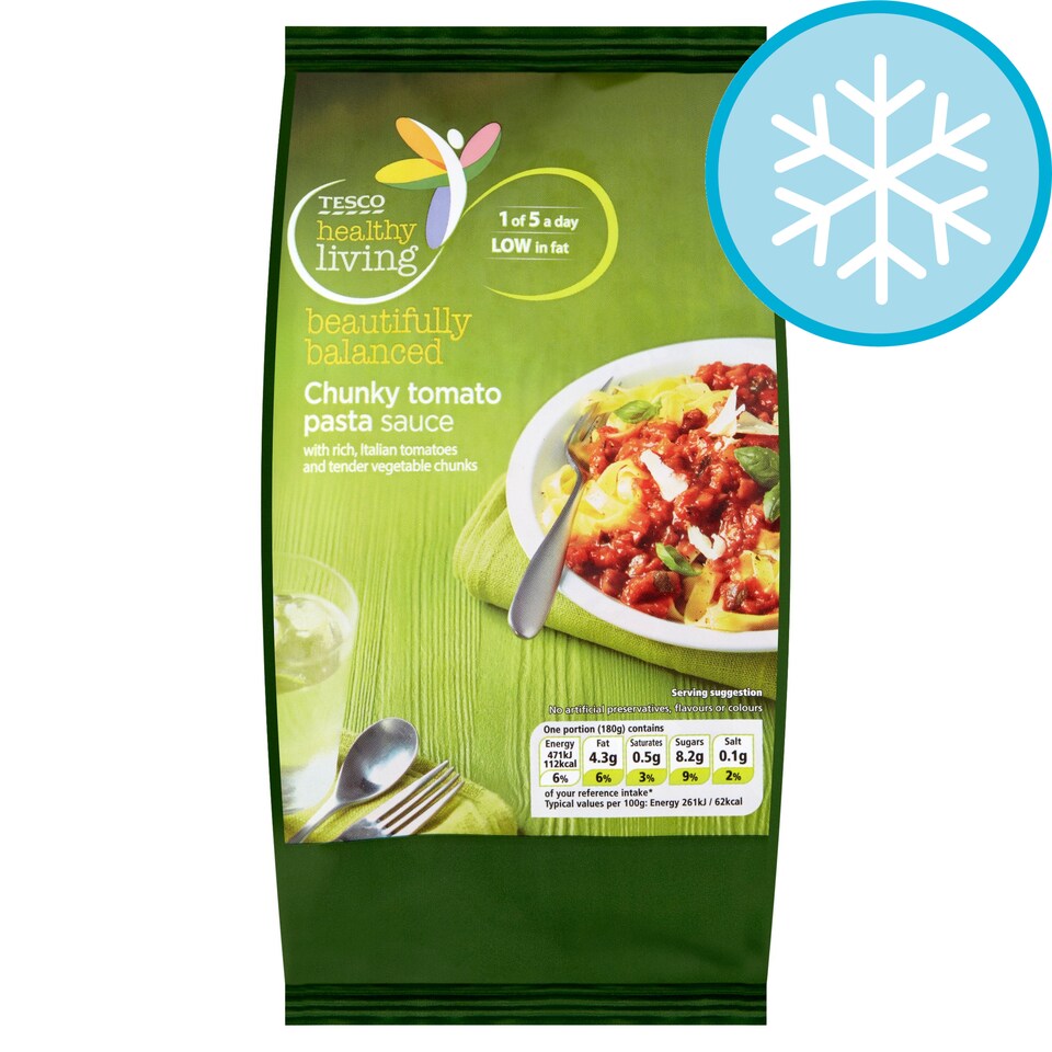 Tesco Healthy Living Chunky Tomato Pasta Sauce 400G