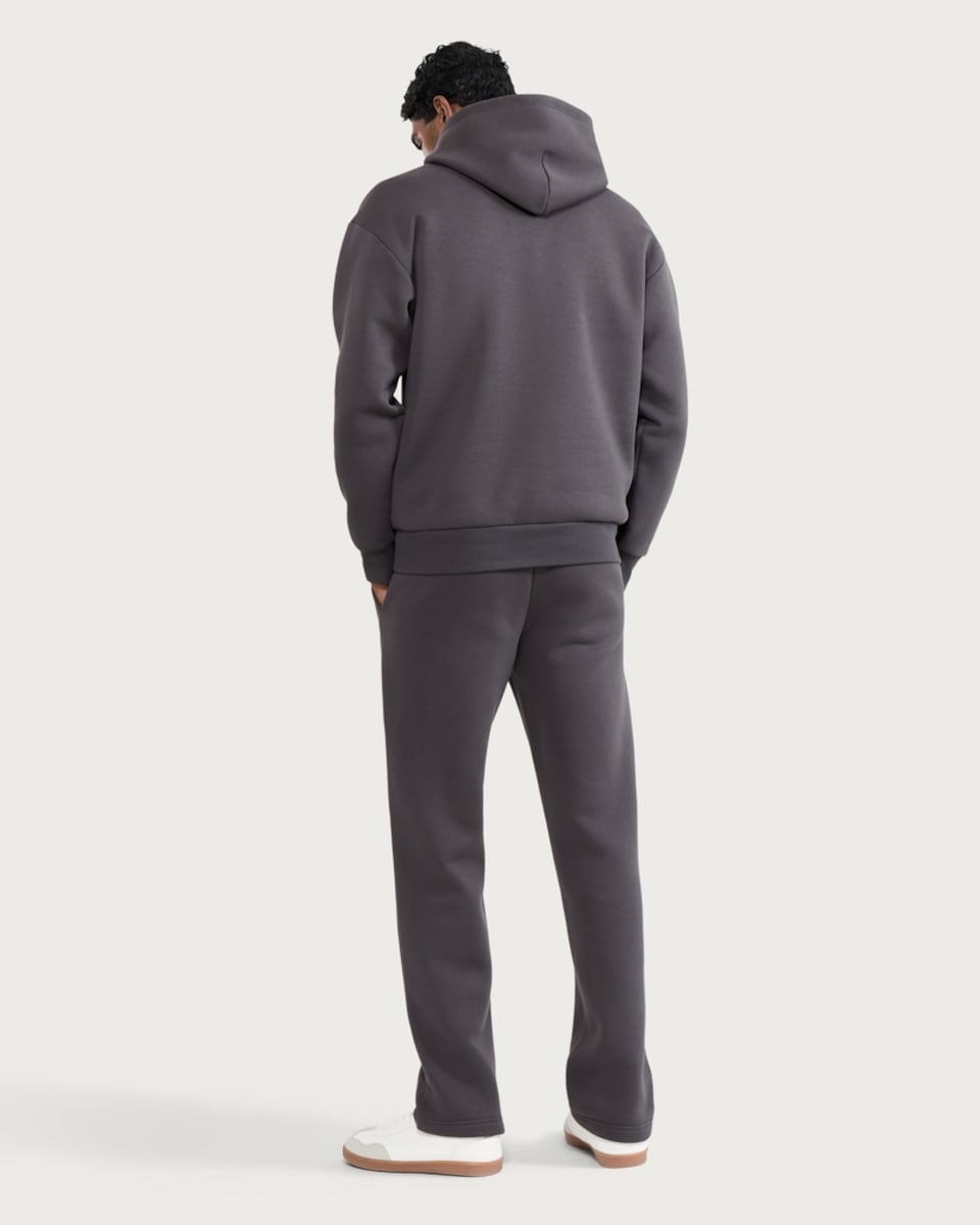 image 1 of F&F Cotton Rich Seam Detail Drawstring Joggers in Grey