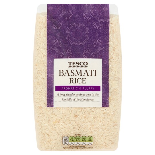 Tesco Basmati Rice 2Kg Tesco Groceries