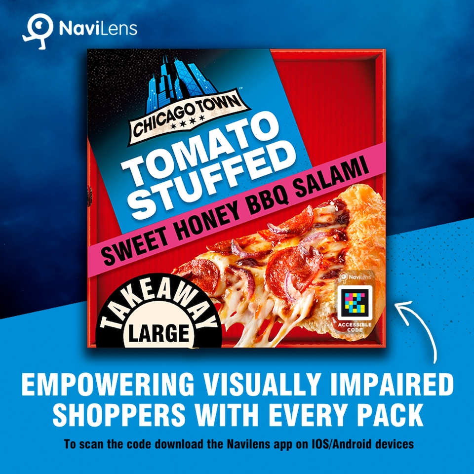 image 1 of Chicago Town Takeaway Pizza With Sweet Honey & Bbq Salami 635G