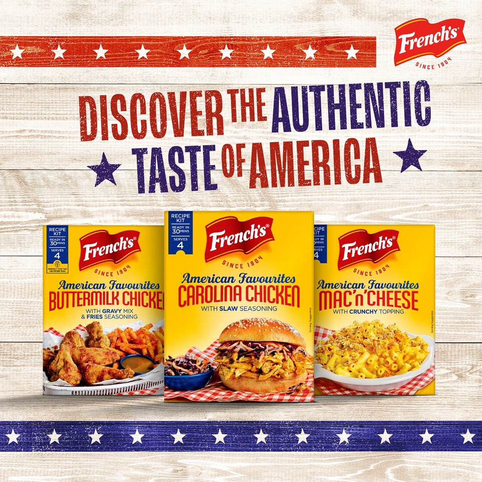 image 1 of French's Carolina Chicken with Slaw Seasoning Recipe Kit 95G