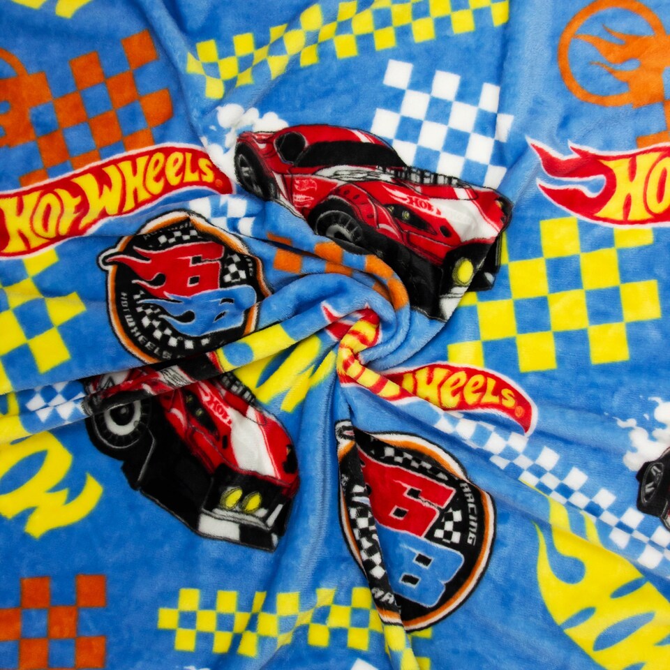image 1 of MATTEL Hot Wheels Fleece Blanket
