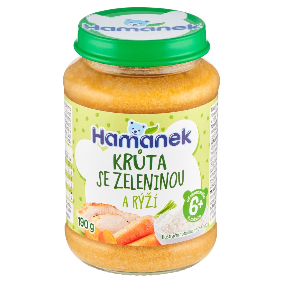 Hamánek Krůta se zeleninou a rýží 190g