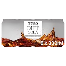 Tesco Diet Cola 8x330ml