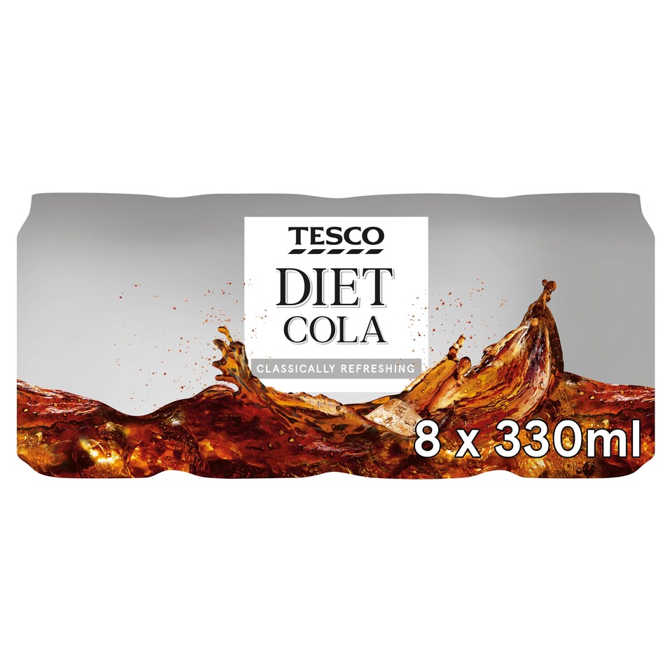Tesco Diet Cola 8x330ml