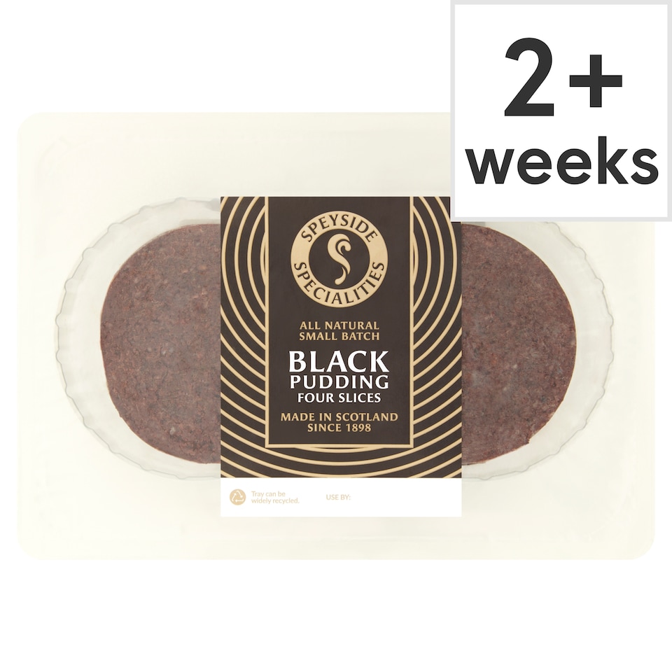 Speyside Premium Black Pudding Slices 4 Pack 250G