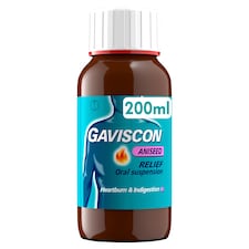 Gaviscon Aniseed Heartburn & Indigestion Liquid Oral Suspension 200ml