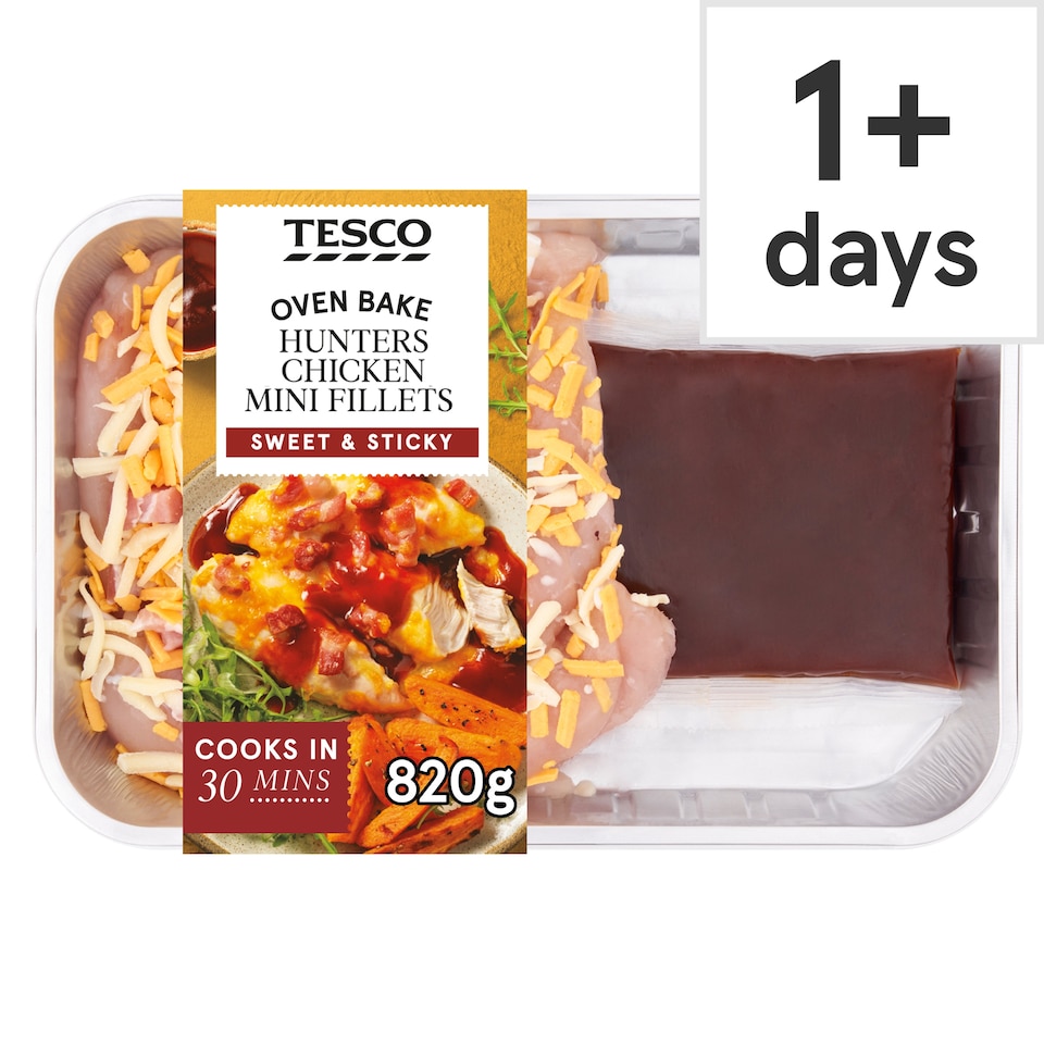 Tesco Hunters Chicken Mini Fillets 820g