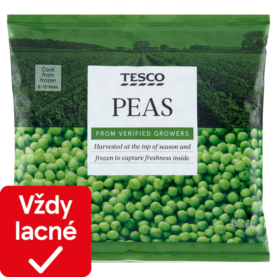 Tesco Peas 450 g