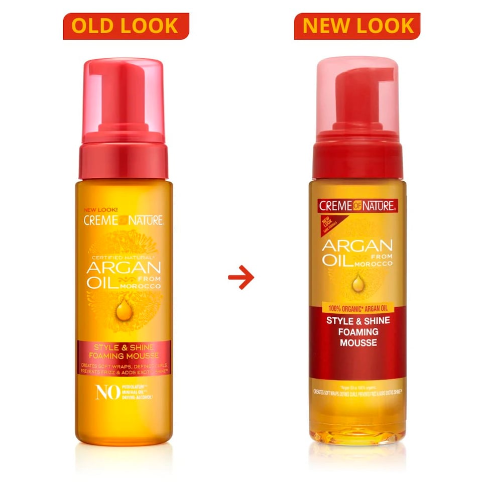 image 1 of Creme Of Nature Argan Oil Foaming Mousse 207Ml