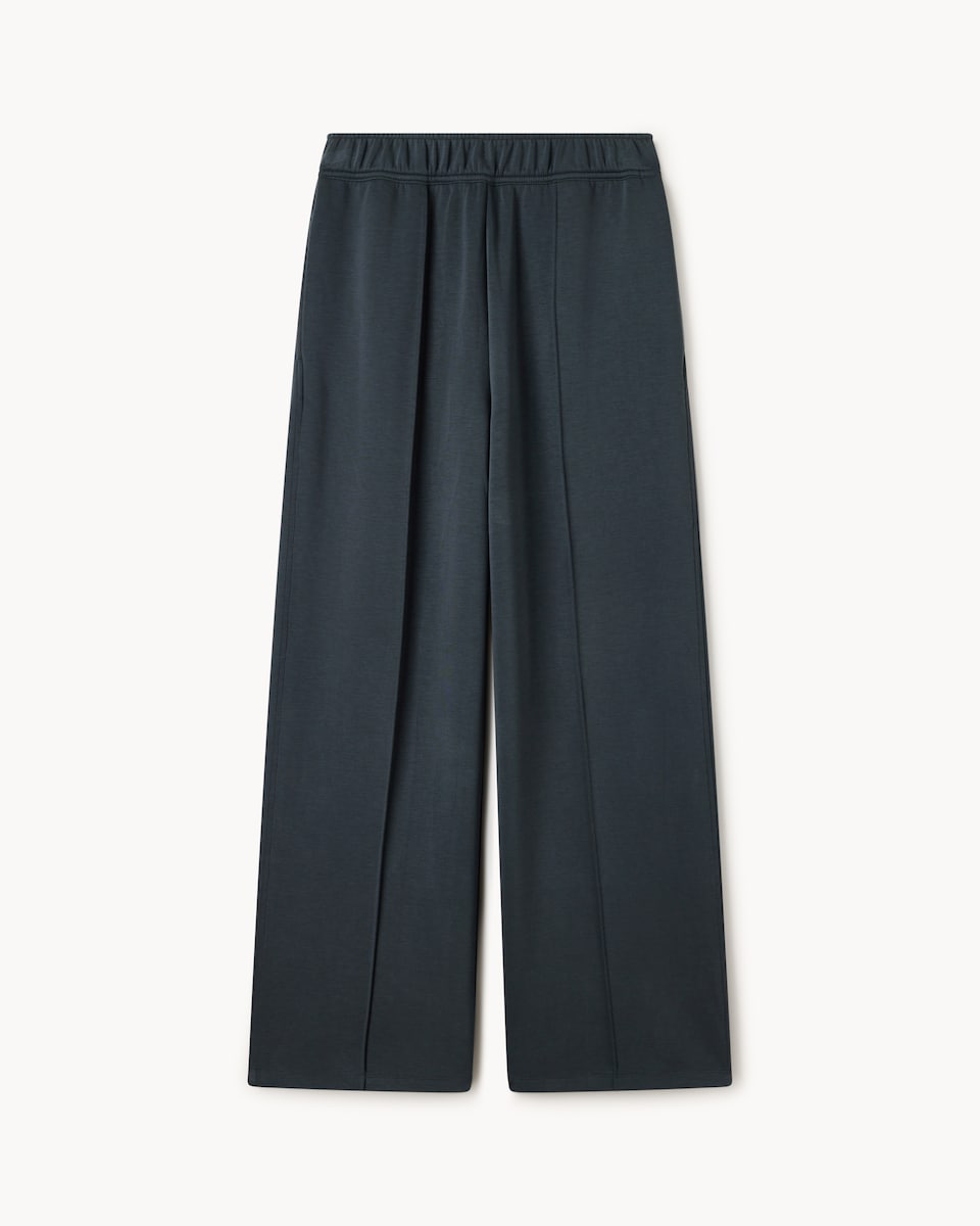 image 1 of F&F Active Wide Leg Joggers in Grey