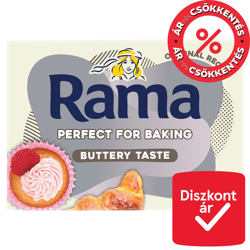 Rama Buttery Taste 70% zsírtartalmú margarin 250 g  1. kép