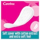 image 2 of Carefree Cotton Panty Liners Unscented 56 Pack