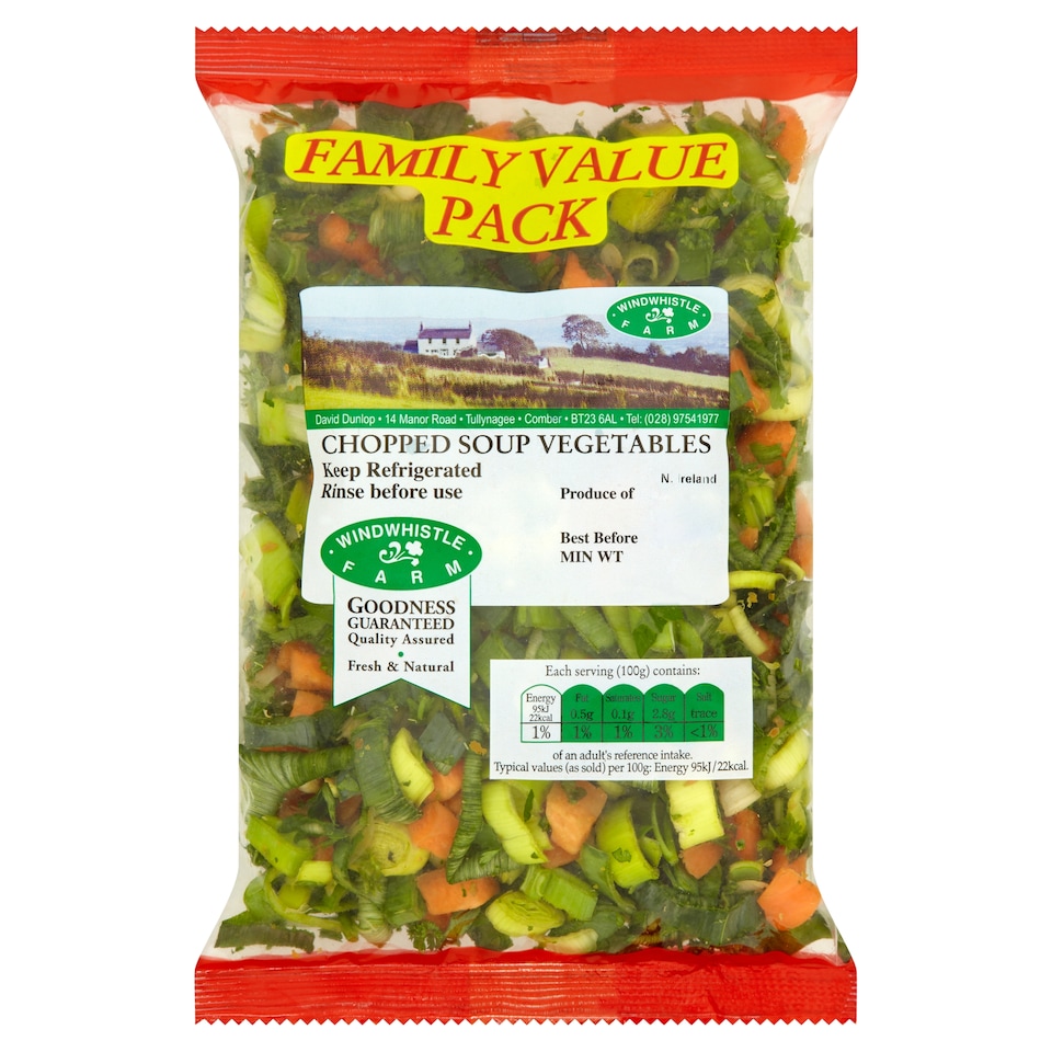 Windwhistle Chopped Vegetable 500G