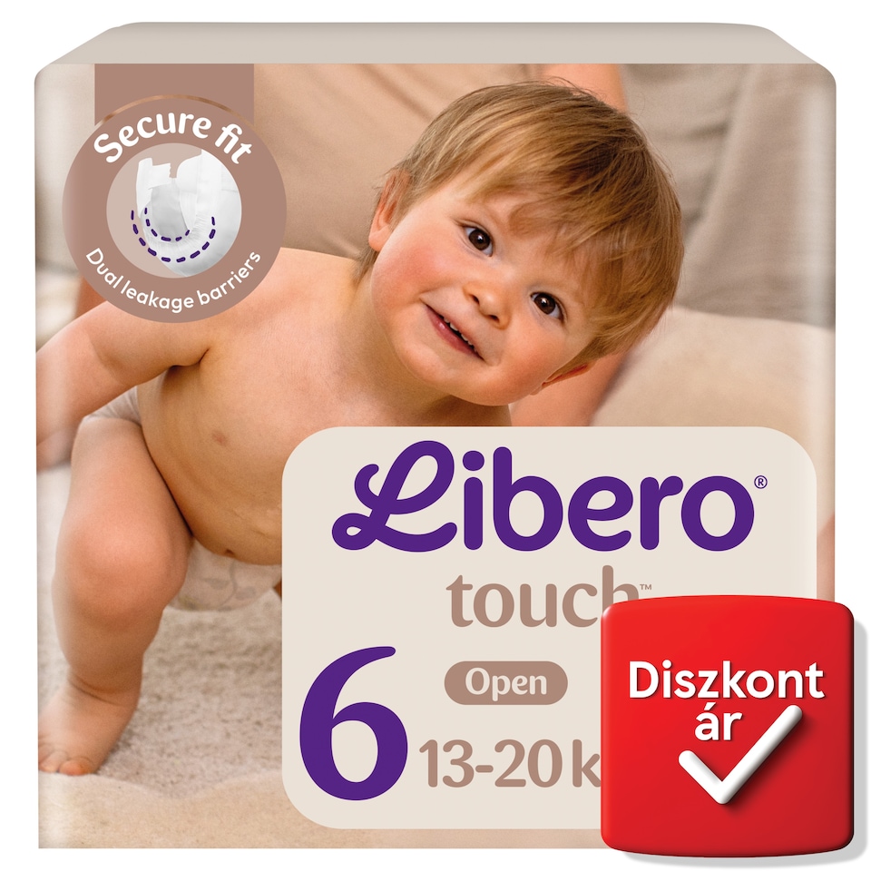 Libero Touch pelenka, méret: 6, 13-20 kg, 27 db  1. kép