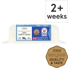 Tesco British Goats Cheese 125G