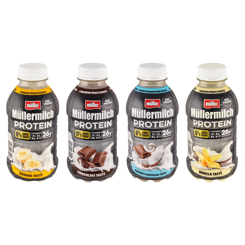 Obrázek 1 pro produkt Müller Müllermilch Protein mléčný nápoj 400g