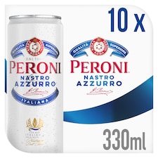 Peroni Nastro Azzurro 300Ml 10 Pack