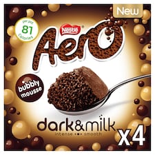 Aero Dark & Milk Mousse 4 X 55G