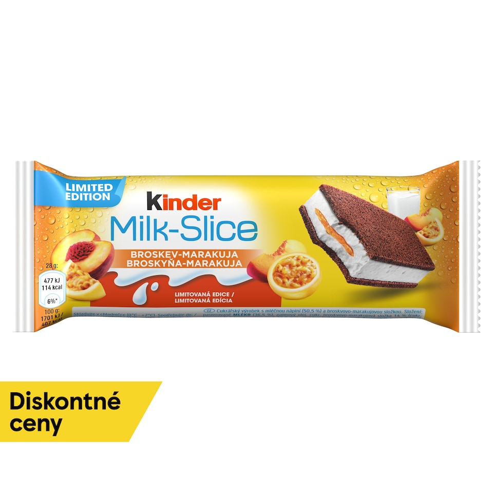 obrázok 1 z Kinder Piškótové rezy broskyňa-marakuja 28 g