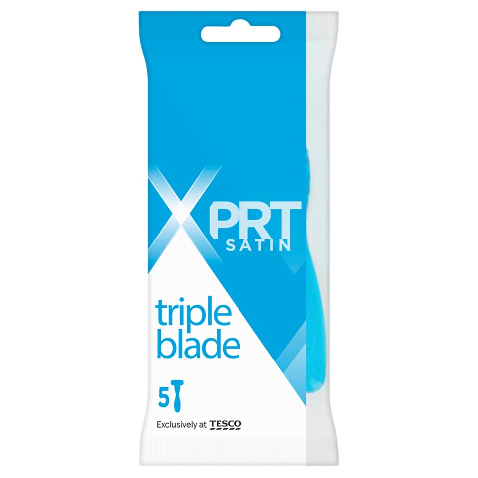 Xprt. Satin 3 Blade Disposable Razors 5 Pack