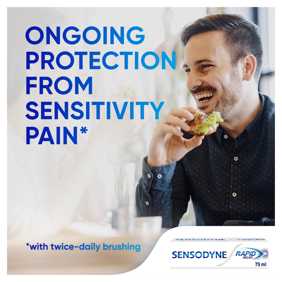 image 1 of Sensodyne Rapid Relief Original Mint Toothpaste 75ml