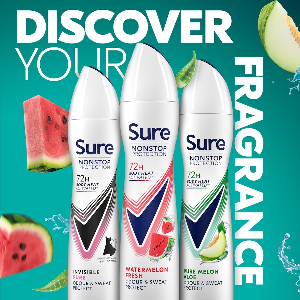 image 1 of Sure Women Uplifting & Fresh 72h Nonstop Protection Antiperspirant Deodorant 250ml