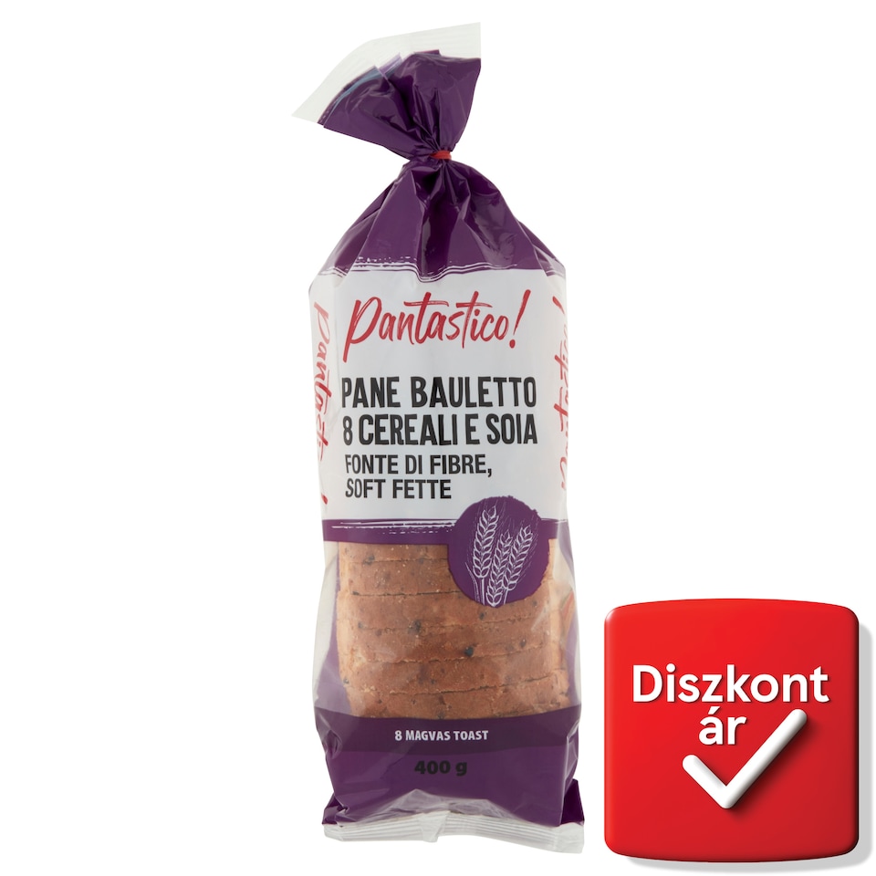 Pantastico! 8 magvas toast szeletek napraforgóolajjal 400 g