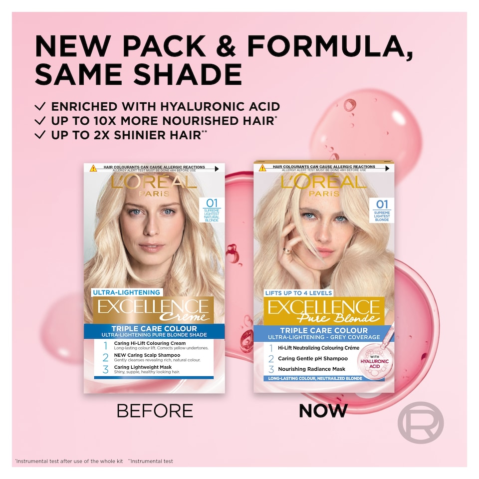 image 1 of L'Oreal Paris Excellence Creme 01 Lightest Natural Blonde Permanent Hair Dye