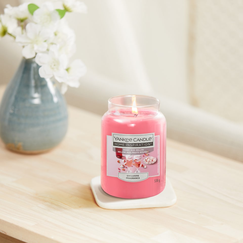 image 1 of Yankee Berry Kiss Bellini Medium Jar 340g