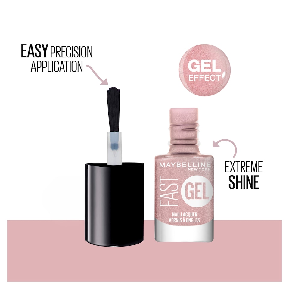 image 1 of Maybelline Fast Gel Nail Lacquer Ballerina 6.7Ml