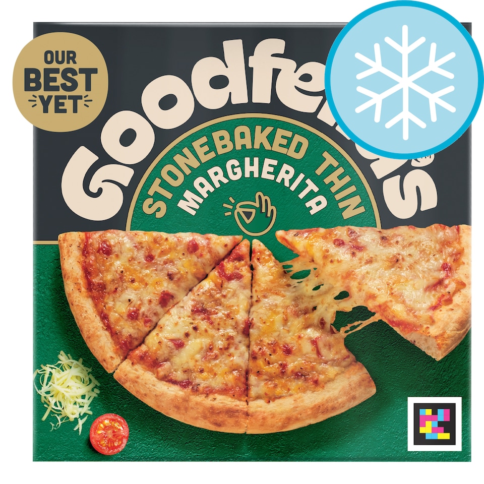 image 1 of Goodfellas Stonebaked Thin Margherita Three Cheese Pizza 334g